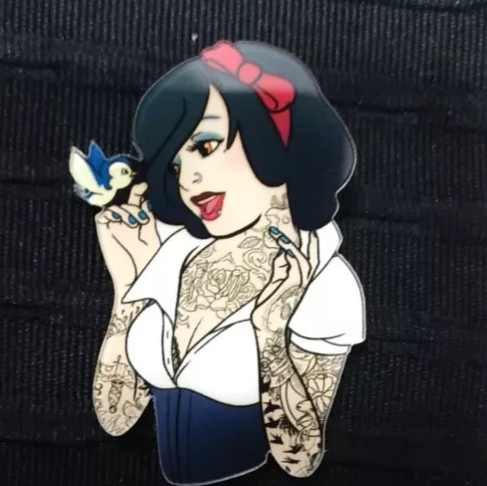 Beautiful girl brooches pins